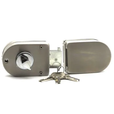 ZSD122-016A Замок с ответной частью на стекло ключ-вертушка