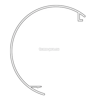 SND1672-5 Накладка к треку 1671-5 длина 4000мм