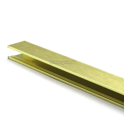 Алюминий, Matt Brushed Gold, 2200