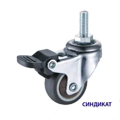 SND-B2805-м10-D63 Колесо поворотное с тормозом