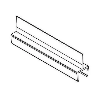 SND214-001-8 Профиль ПВХ 2200мм прозрачный