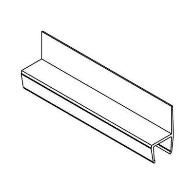 SND214-003-8 Профиль ПВХ 2200мм прозрачный