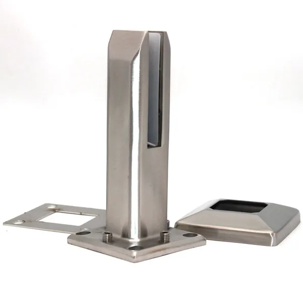 Нержавеющая сталь AISI 304, SS (Матовый хром), 200, Без отверстия в стекле, отклонение