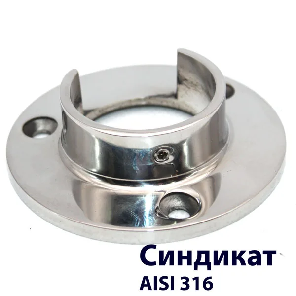 70-111-316 Фланец под поручень 42.4 с пазом