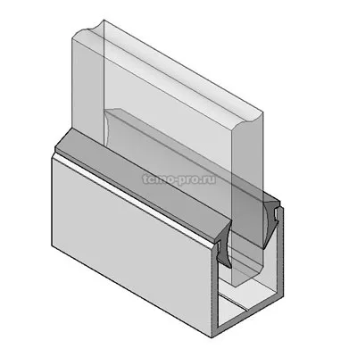 PO3845 Профиль опорный нижний