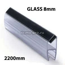 314-008A-8 Профиль магнитный, 90, 180 градусов, 8 мм длина 2200мм