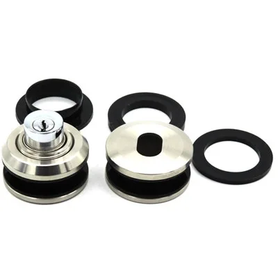 Кноб-замок 508 А стекло-стекло