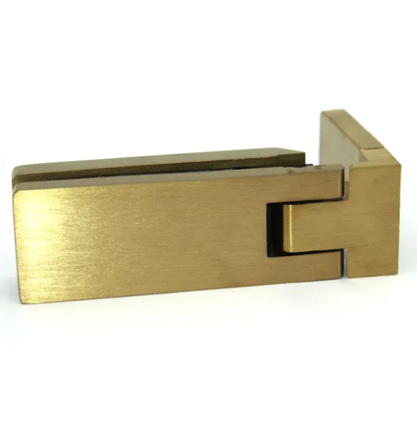 Нержавеющая сталь AISI 304, Matt Brushed Gold, Одностороннее, 90°