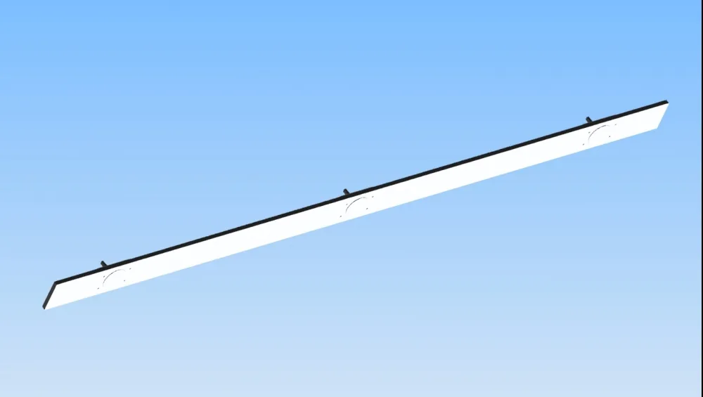 Линейка 170см, Пластик, BLACK