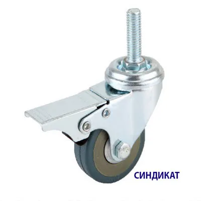 SND-B1905-м10-D50 Колесо поворотное с тормозом