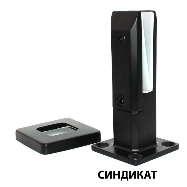 Нержавеющая сталь AISI 304, BLACK, 190, 14.5, Через отверстие в стекле